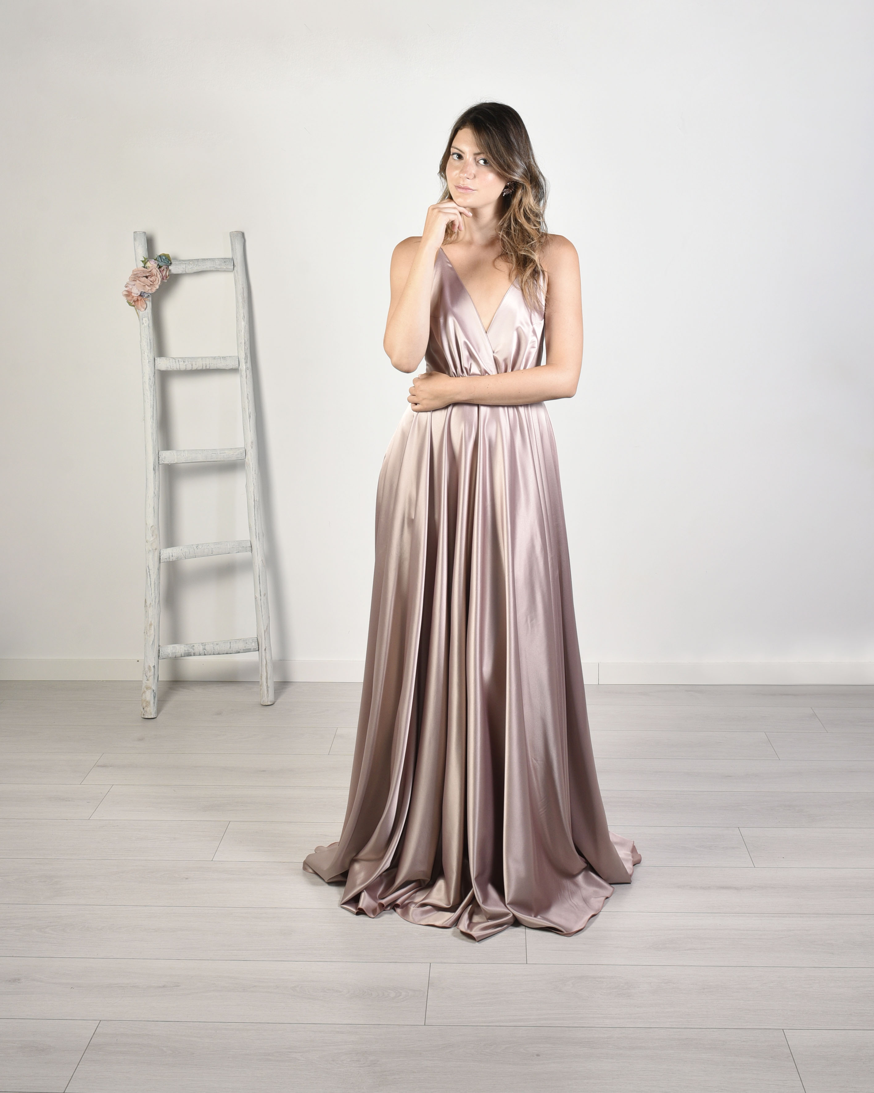 Vestido NHOA ROSA PALO – Mabel Galindo