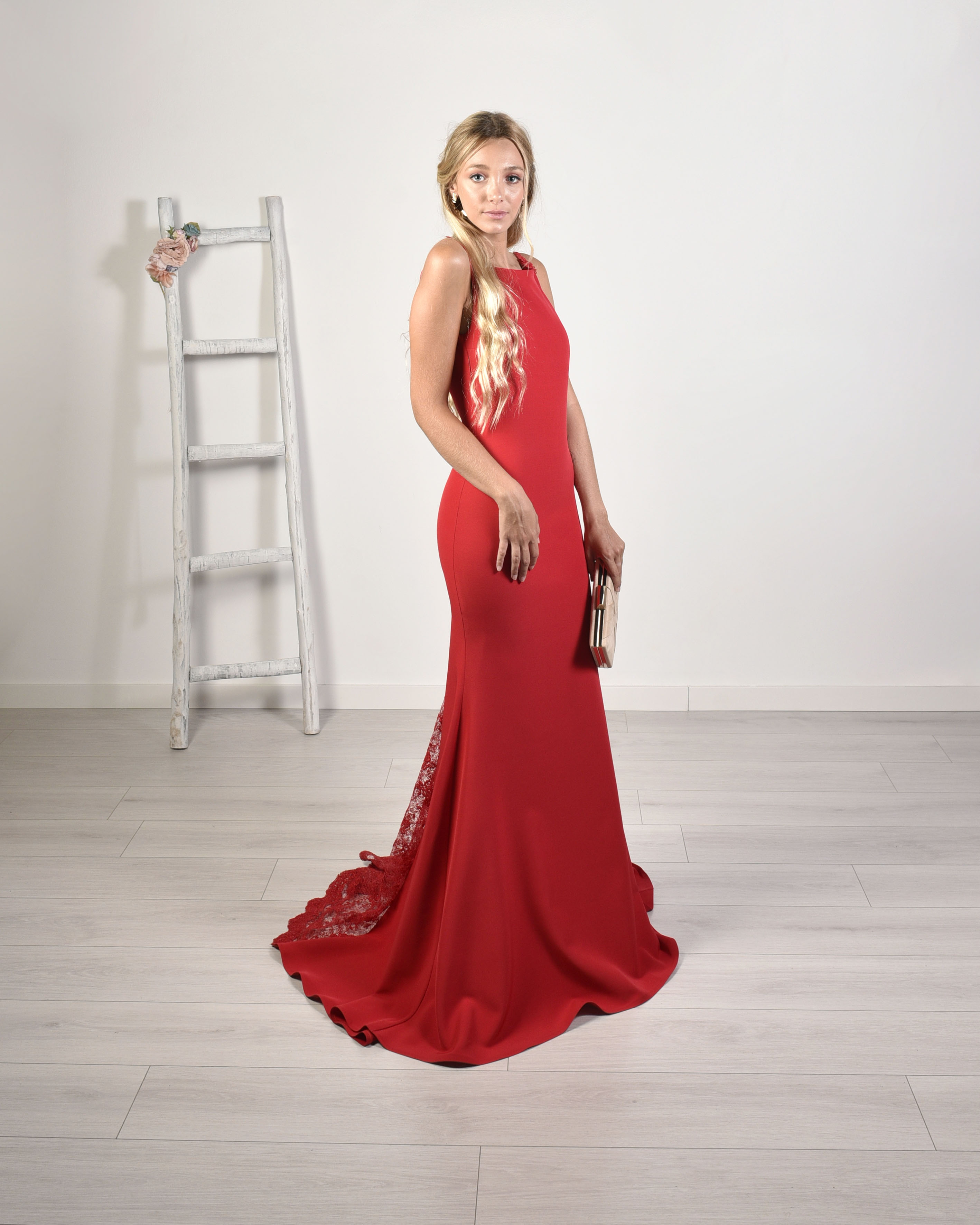 Vestido SARAH ROJO – Mabel Galindo