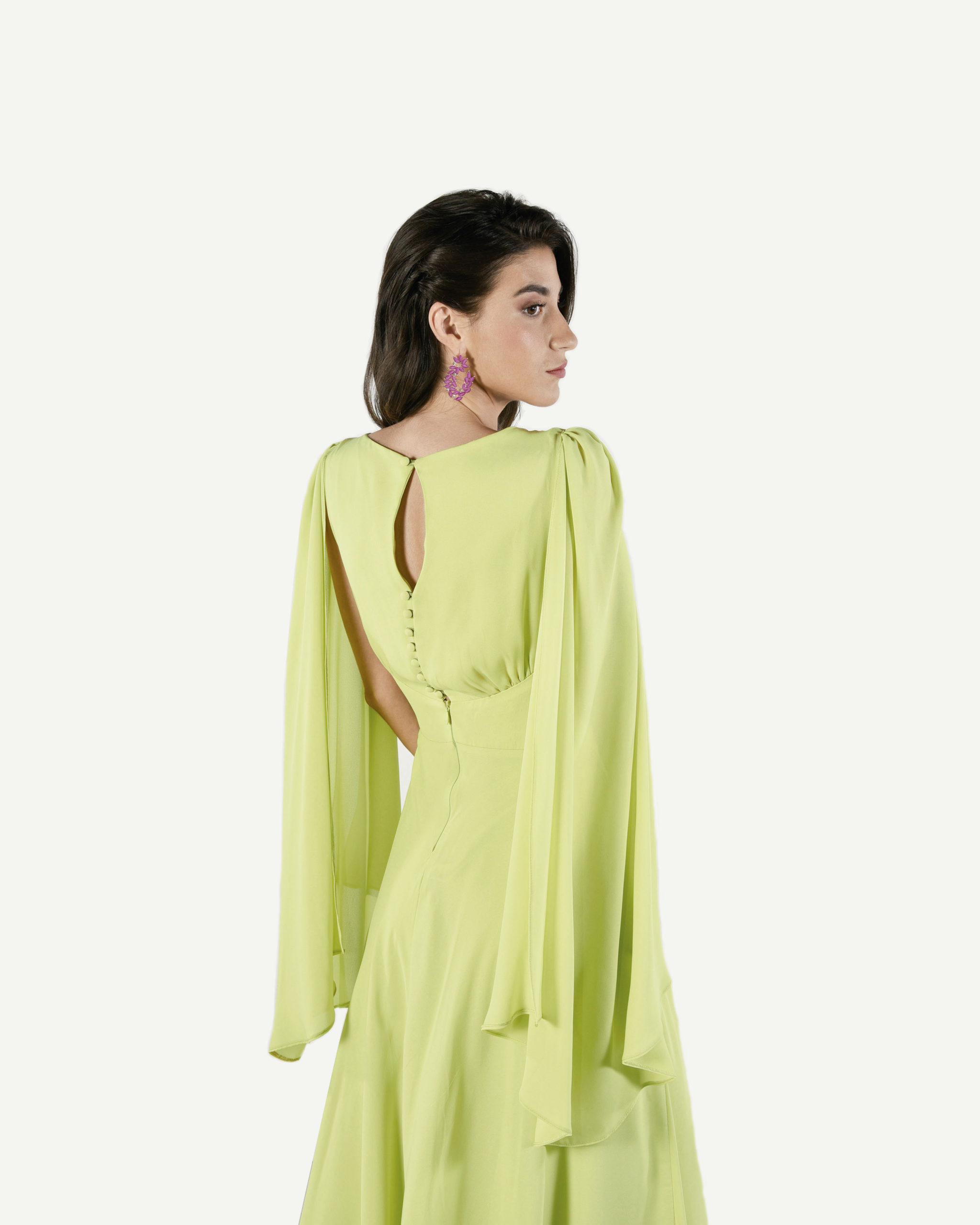 Vestido ELSA VERDE LIMA – Mabel Galindo Vestido ELSA VERDE LIMA – Mabel Galindo
